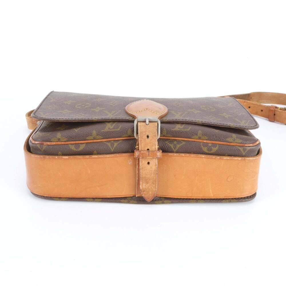 LOUIS VUITTON Authentic Brown Monogram Leather Shoulder Bag - Picture 5 of 10